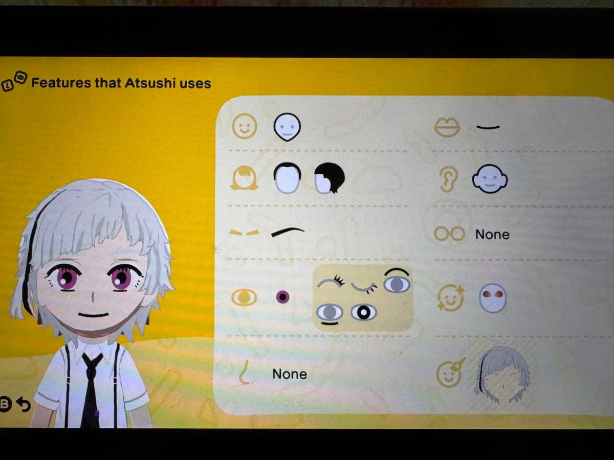 Atsushi Nakajima Mii features guide