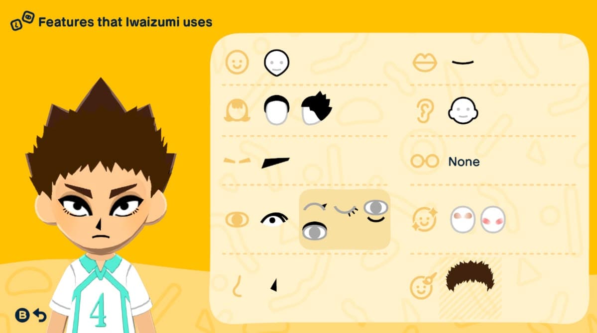 Hajime Iwaizumi Mii features guide