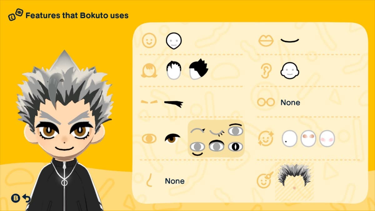 Koutaro Bokuto Mii features guide