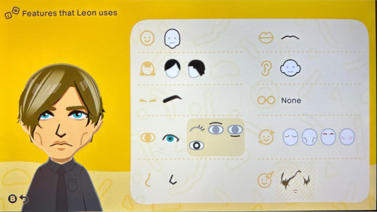 leon kennedy Mii features guide
