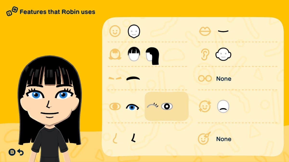 Nico Robin Mii features guide