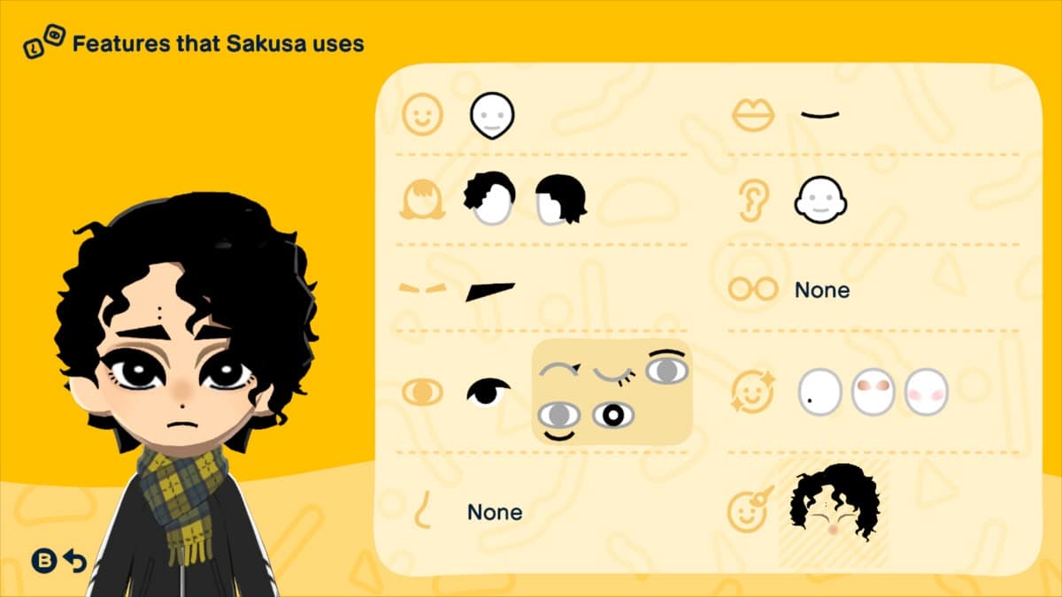 Sakusa Kiyoomi Mii features guide