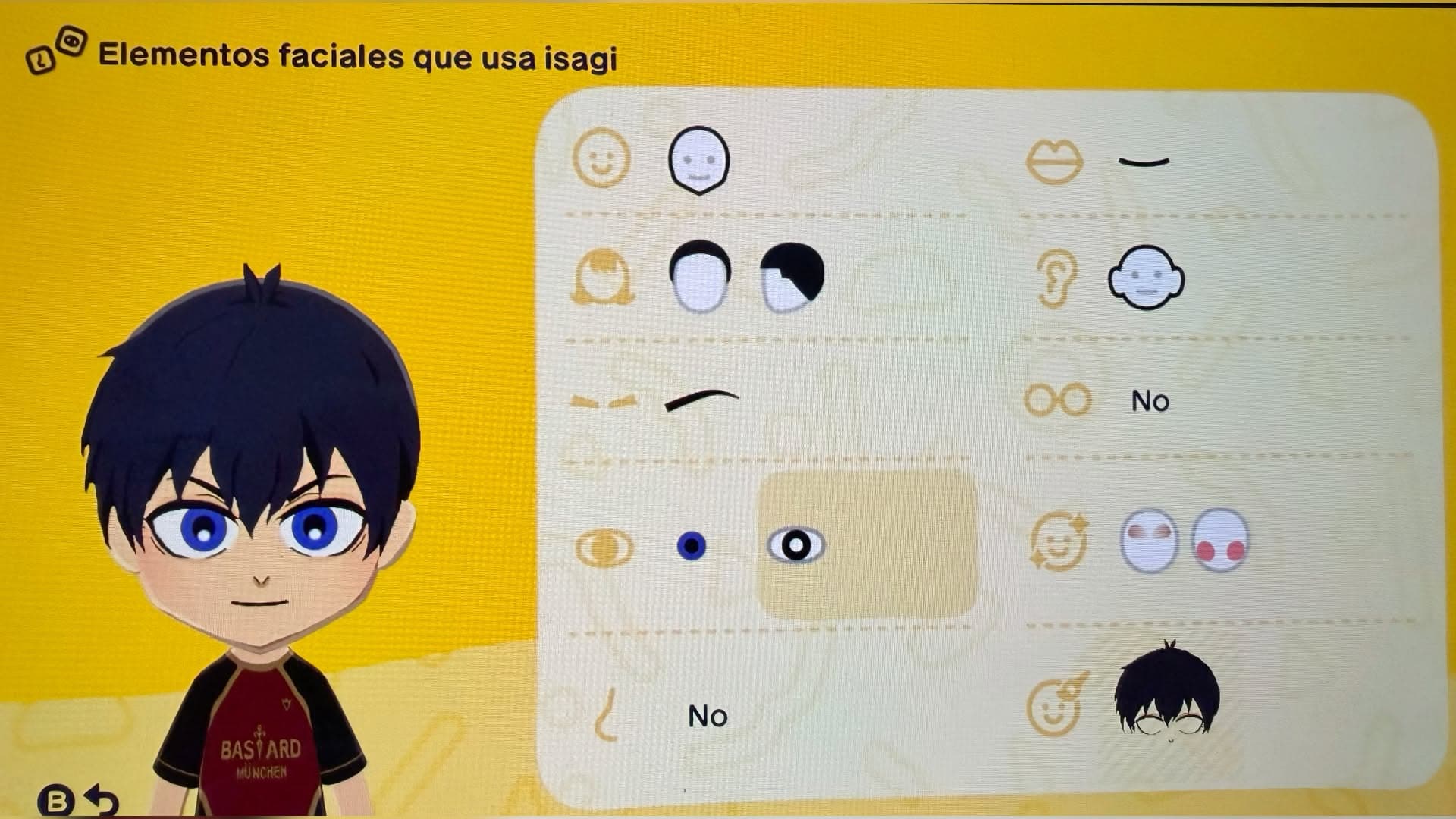 Yoichi Isagi Mii features guide