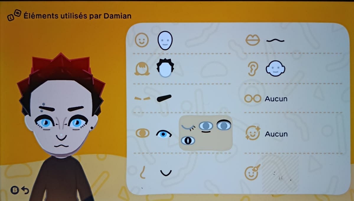 Damian Mii features guide