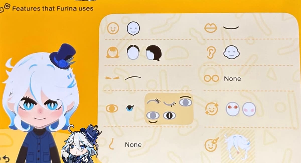 Furina Mii features guide