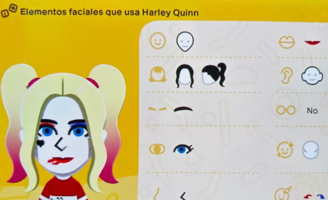 Harley Quinn Mii features guide