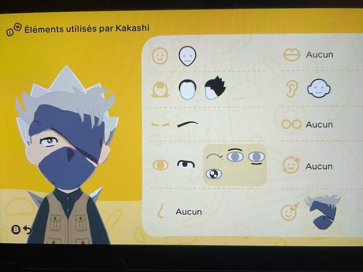 Hatake Kakashi Mii features guide