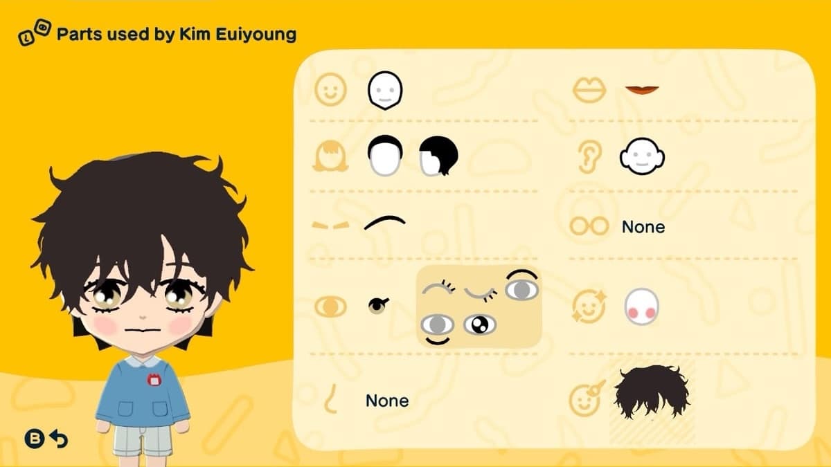 Kim Euiyoung Mii features guide