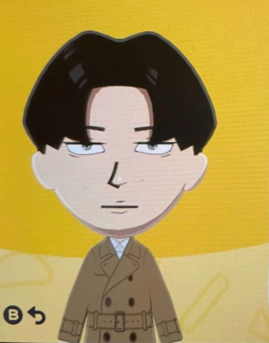 Levi Ackermann - Tomodachi Life Mii portrait
