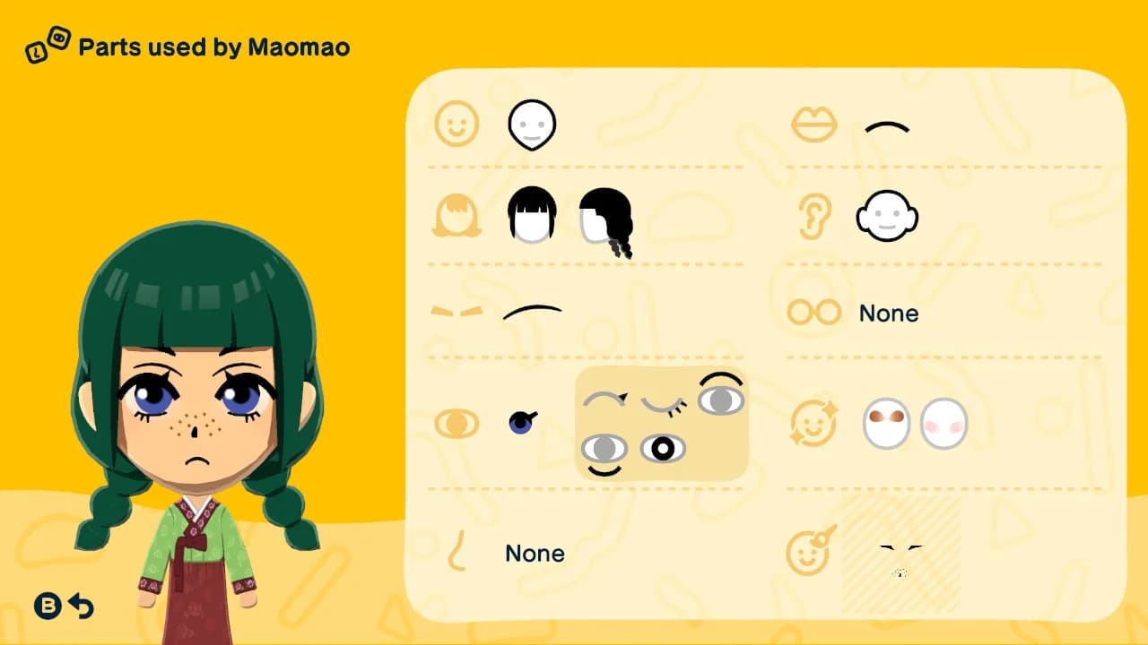 Maomao Mii features guide