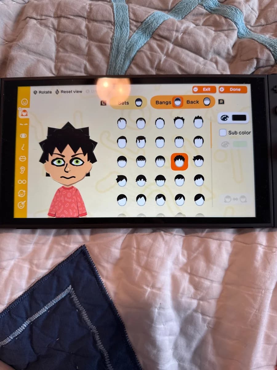 Billy Joe Armstrong Mii guide step 2