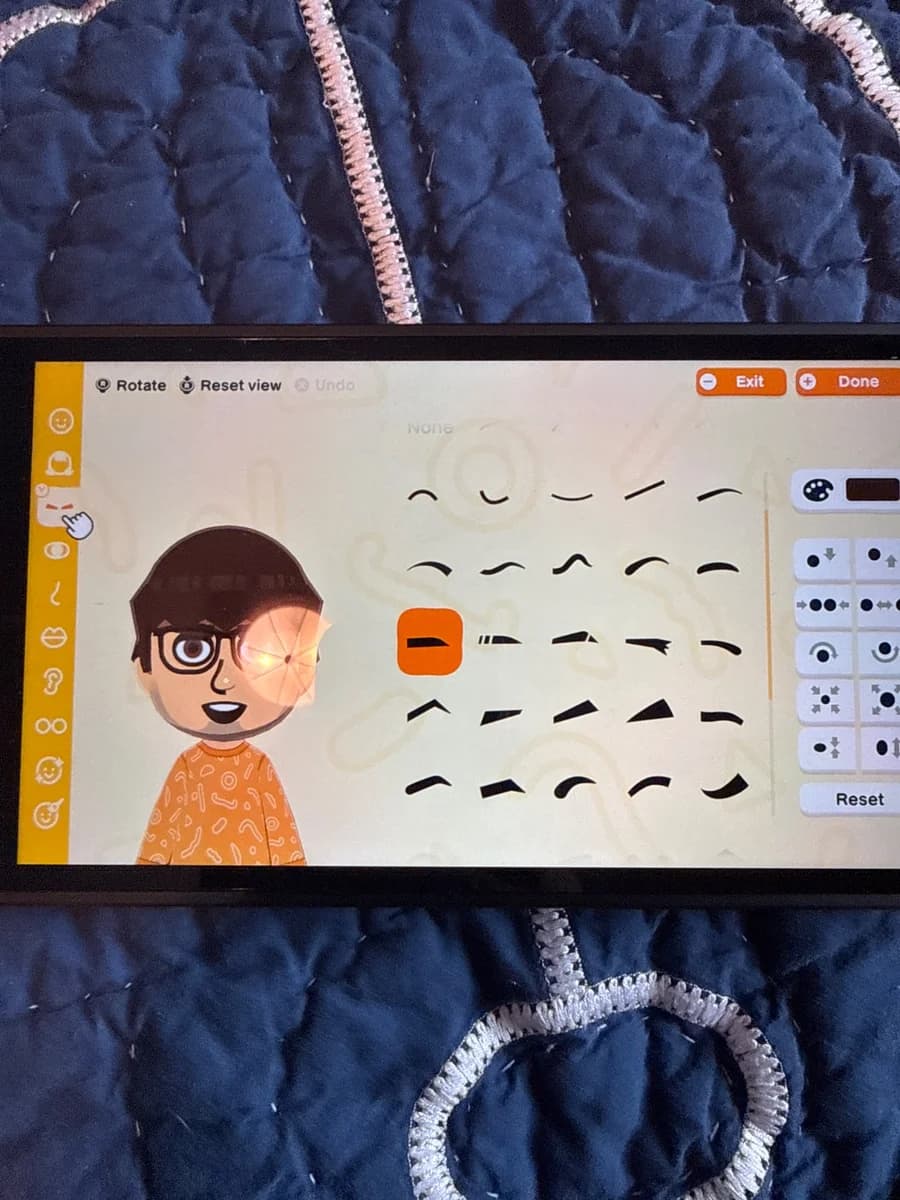 Rivers Cuomo Mii guide step 3