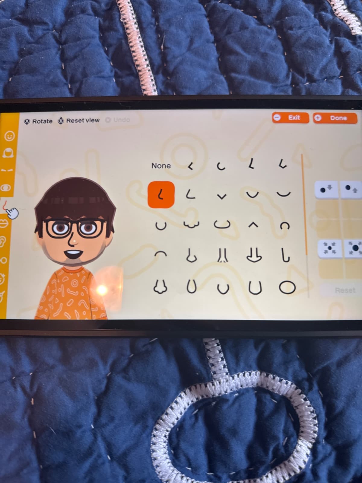 Rivers Cuomo Mii guide step 5