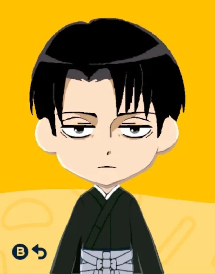 Levi Ackerman - Tomodachi Life Mii portrait