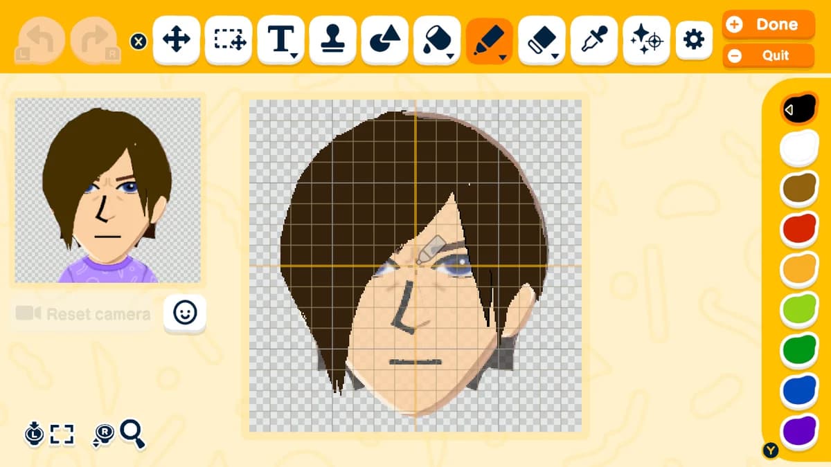 Leon Kennedy Mii facepaint